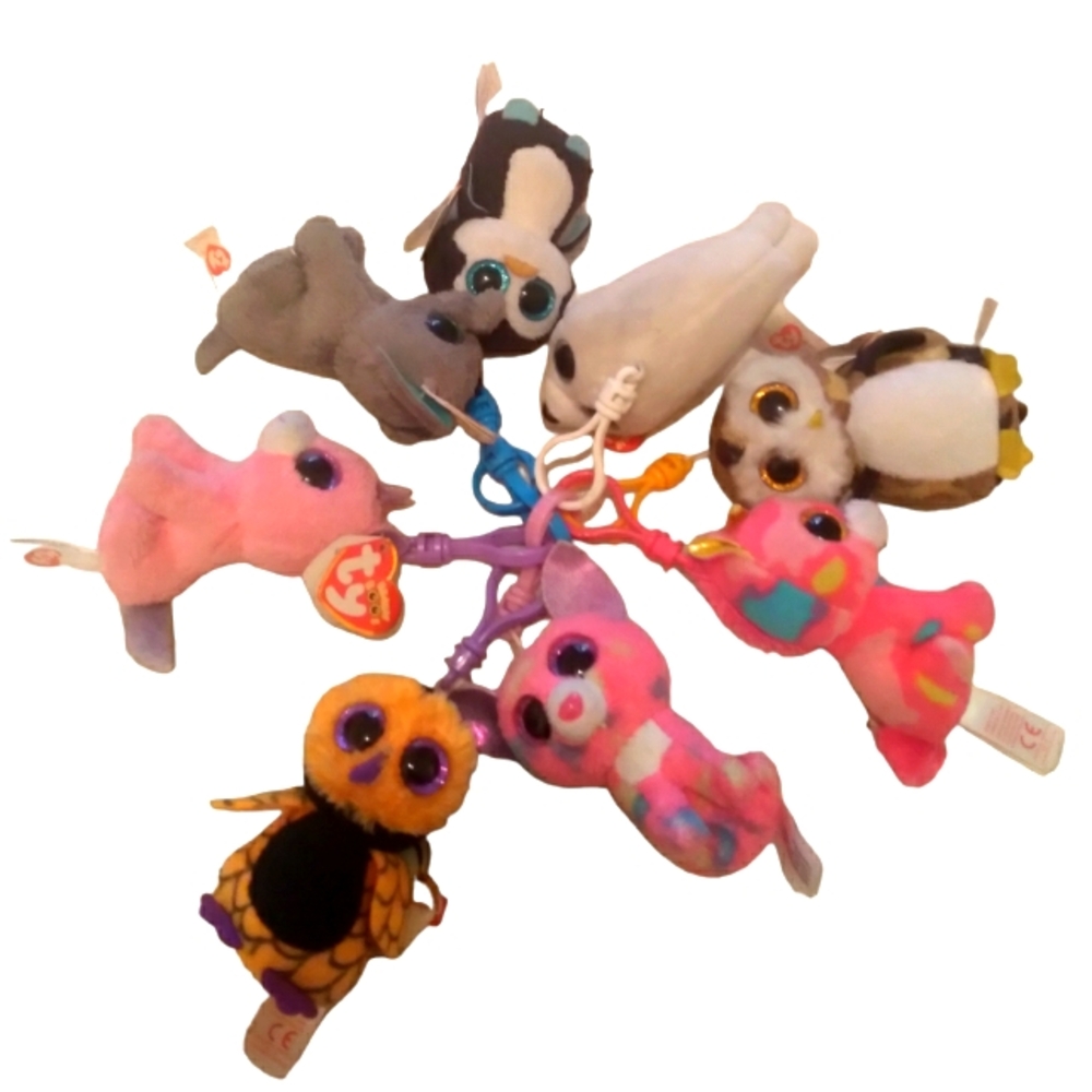 Beanie Boos mini with keychain holders 8
